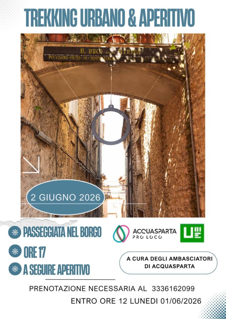 Passeggiata nel borgo con gli Ambasciatori e aperitivo. In collaborazione con UNI3